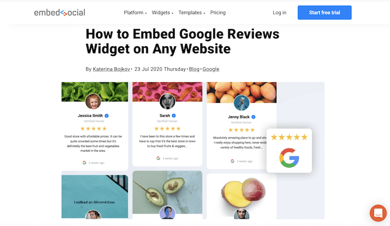 get more google reviews: tool to embed google reviews on website