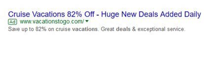 adwords ad without extensions