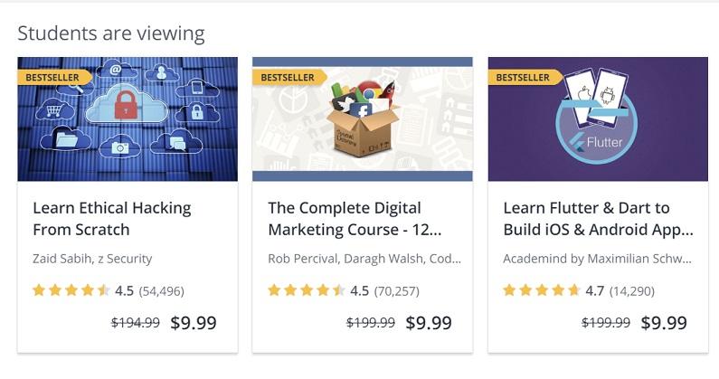 best marketing strategies Udemy courses example