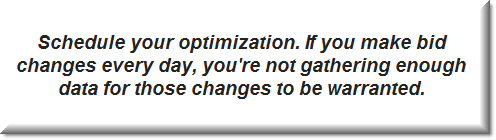 bid optimization tips