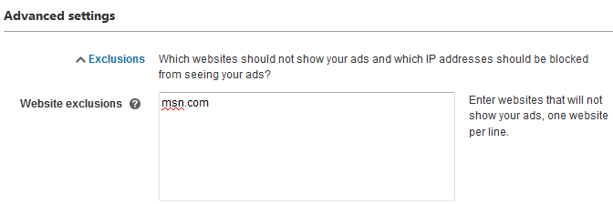 advanced bing ads settings