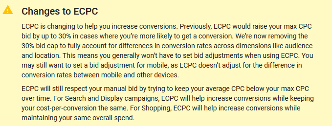 changes to enhanced cpc bidding adwords 2017