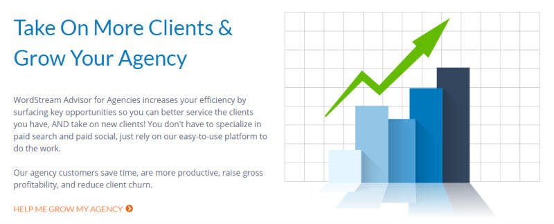 Customer pain points WordStream for Agencies benefits