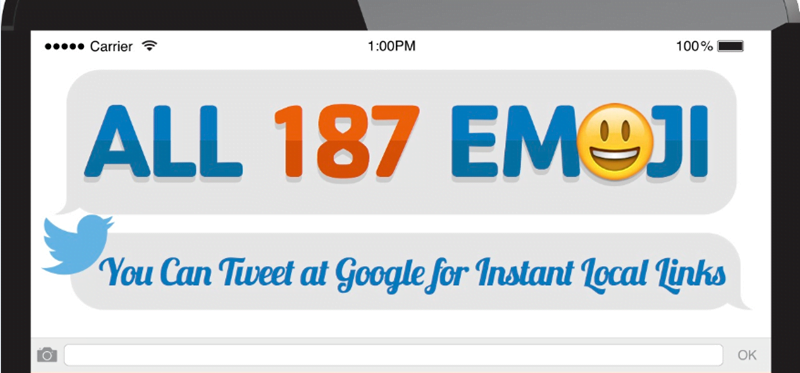 #KnowNearby: Every Emoji You Can Tweet at Google for Instant Local Links [Infographic]