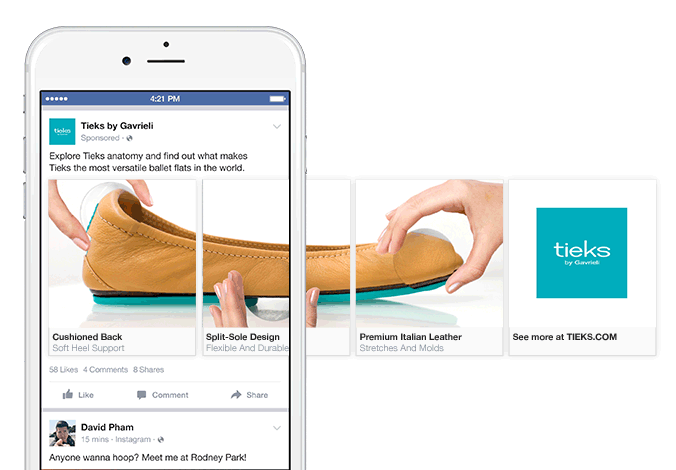Facebook Carousel Ads One Product