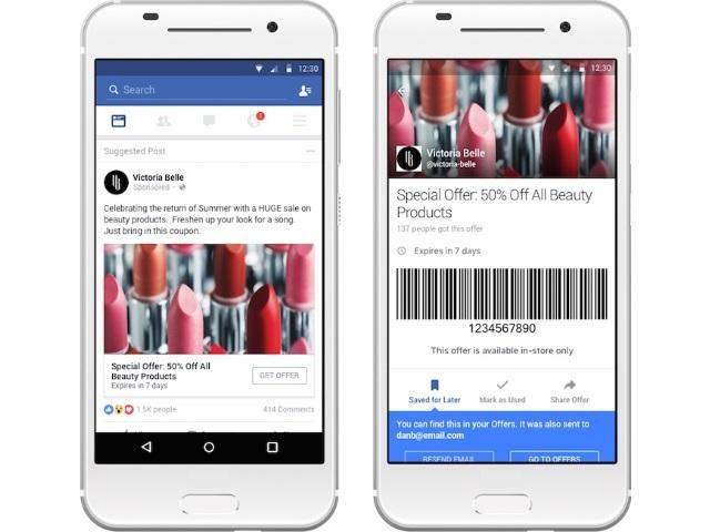 Facebook offer ads examples