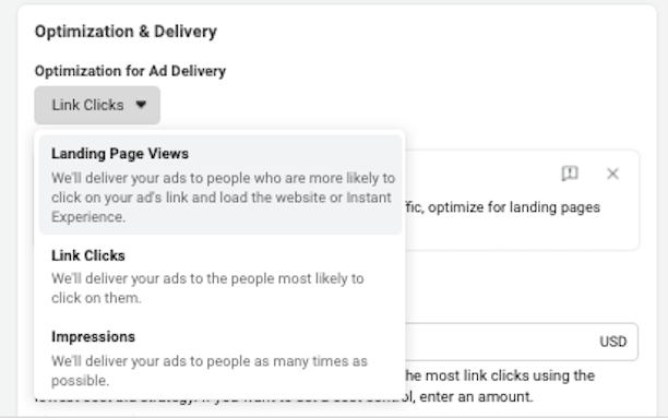 facebook click to call ads Traffic Ad Delivery Optimization