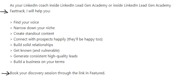 Generate leads linkedin about 2