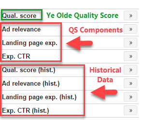 2017 new adwords historical quality score reporting