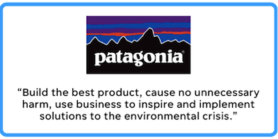 patagonia's business mission statement