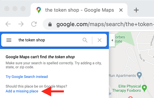 how to rank higher on google maps add missing place token shop