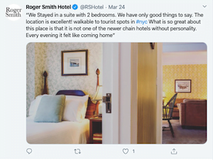 how to reach your audience online during COVID roger smith hotel
