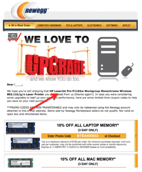 how to increase sales online follow up email example