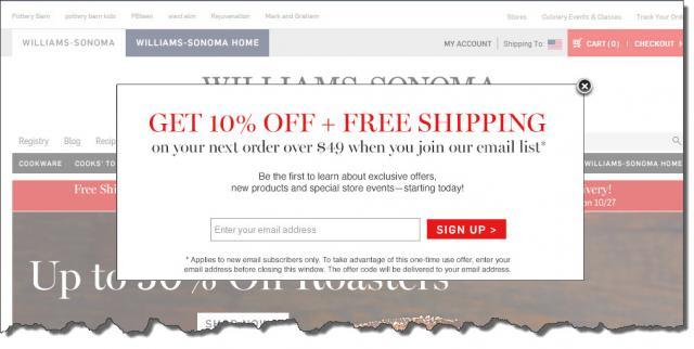 Increase sales online launch an opt-in offer