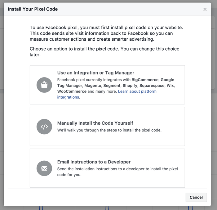 instructions for installing your facebook pixel