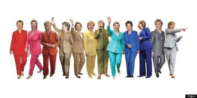hillary suit trends