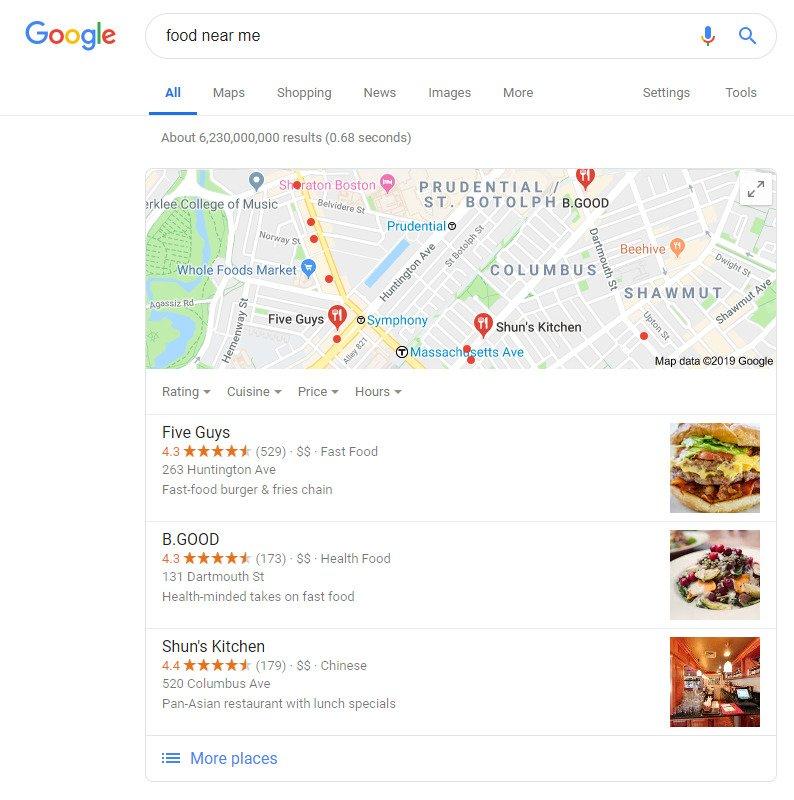 local-business-advertising-google-my-business-example-serp