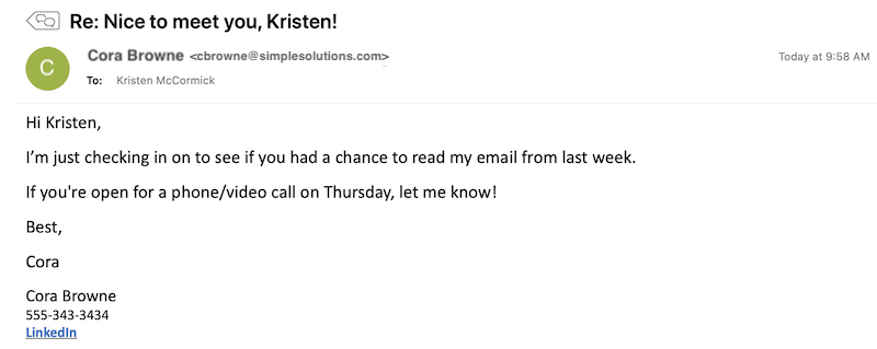 networking email subject lines and templates follow up after no response email example