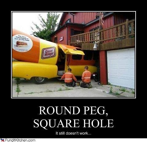 round peg square hole