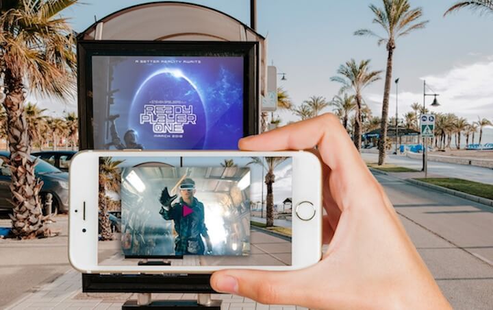 digital marketing trends - augmented reality ad example