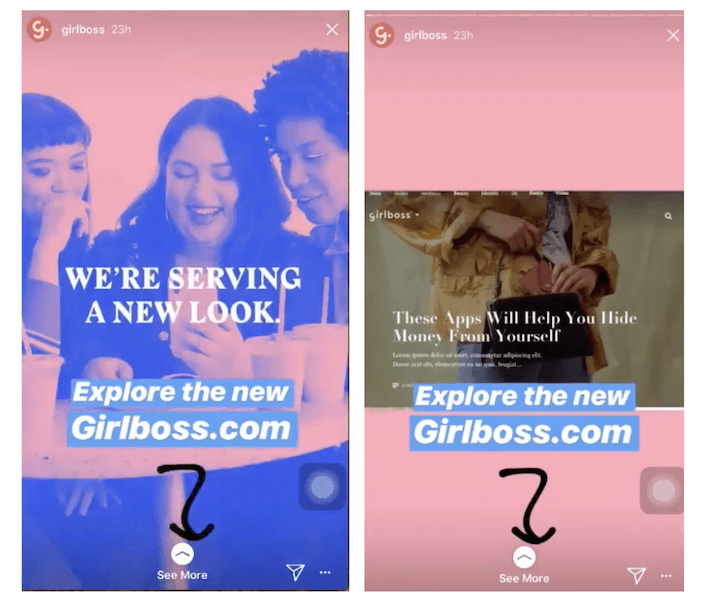 instagram story ideas girlboss example